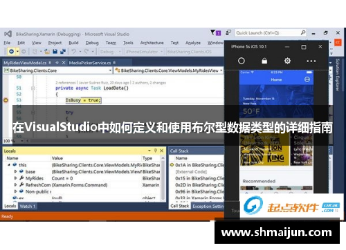 在VisualStudio中如何定义和使用布尔型数据类型的详细指南